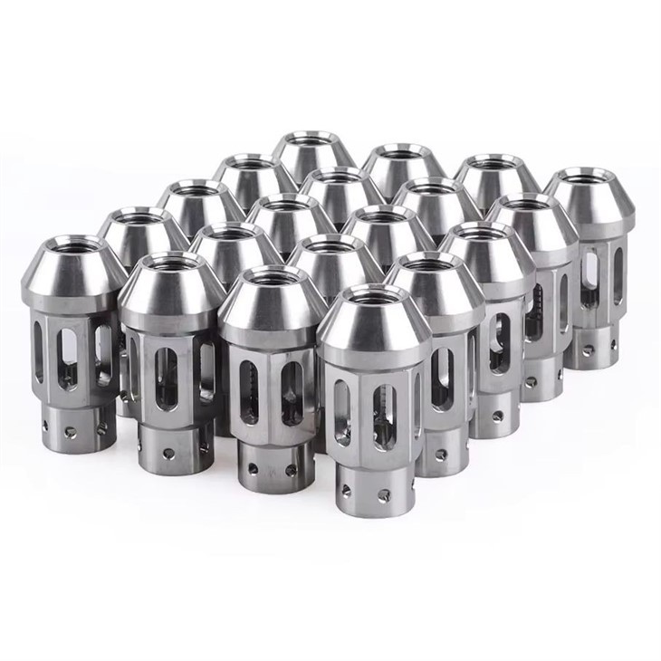 Gr5 Ti-6Al-4V Hollow Wheel Titanium Nut Screw M14x1.25/1.5x35/45mm Racing Screw Grade 10.9 & Grade 12.9 Nickel Plated factory